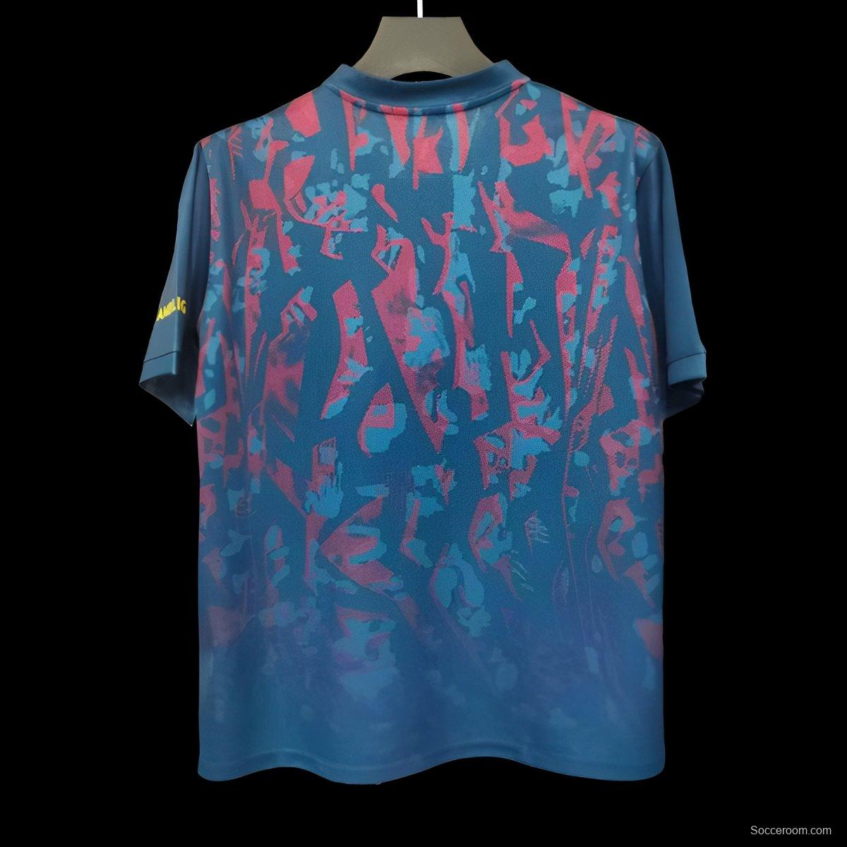 25/26 Barcelona Fourth Jersey Featured "Artistic" Design