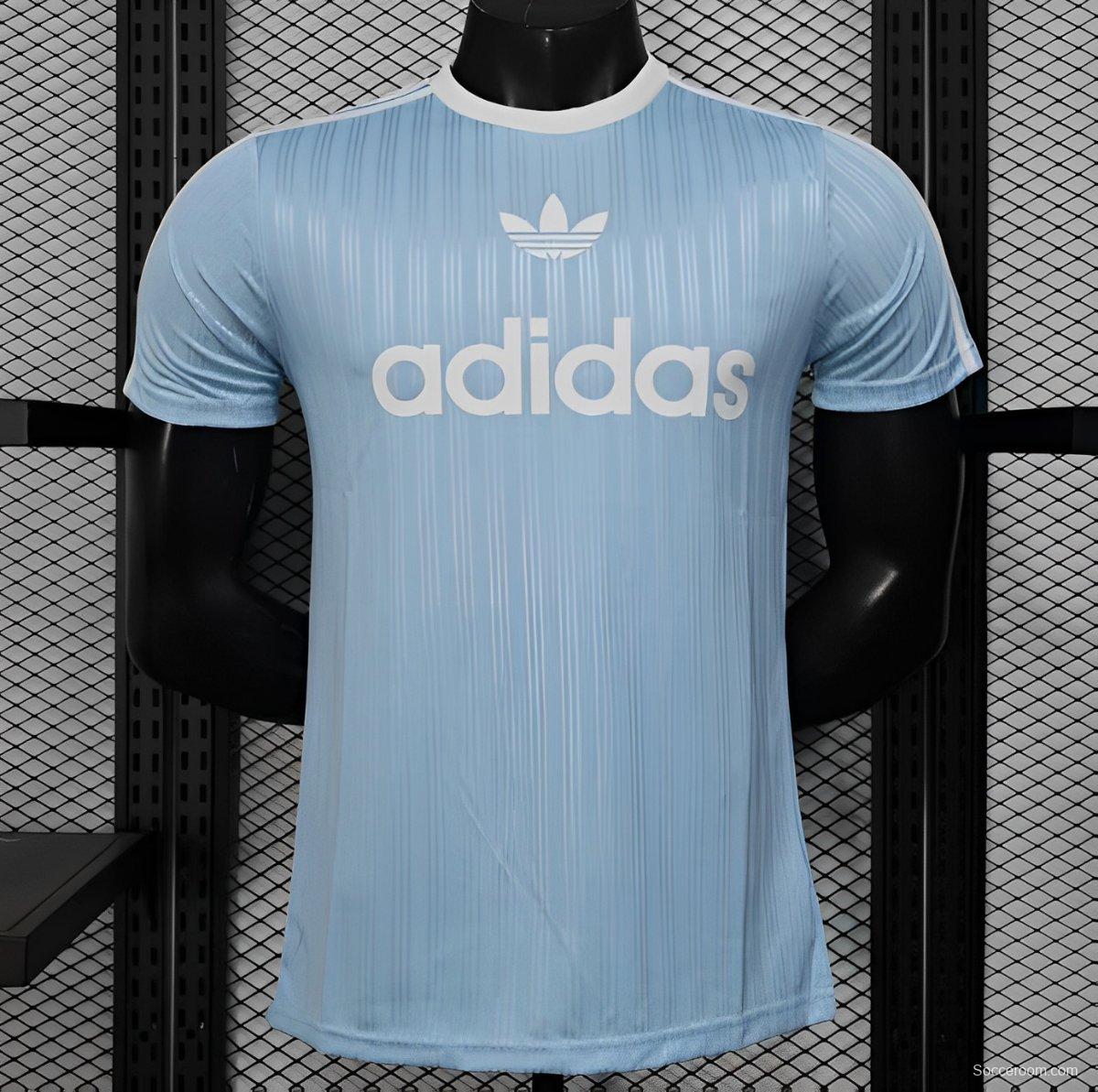Player Version 2025 Adidas Original Light Blue T-Shirt