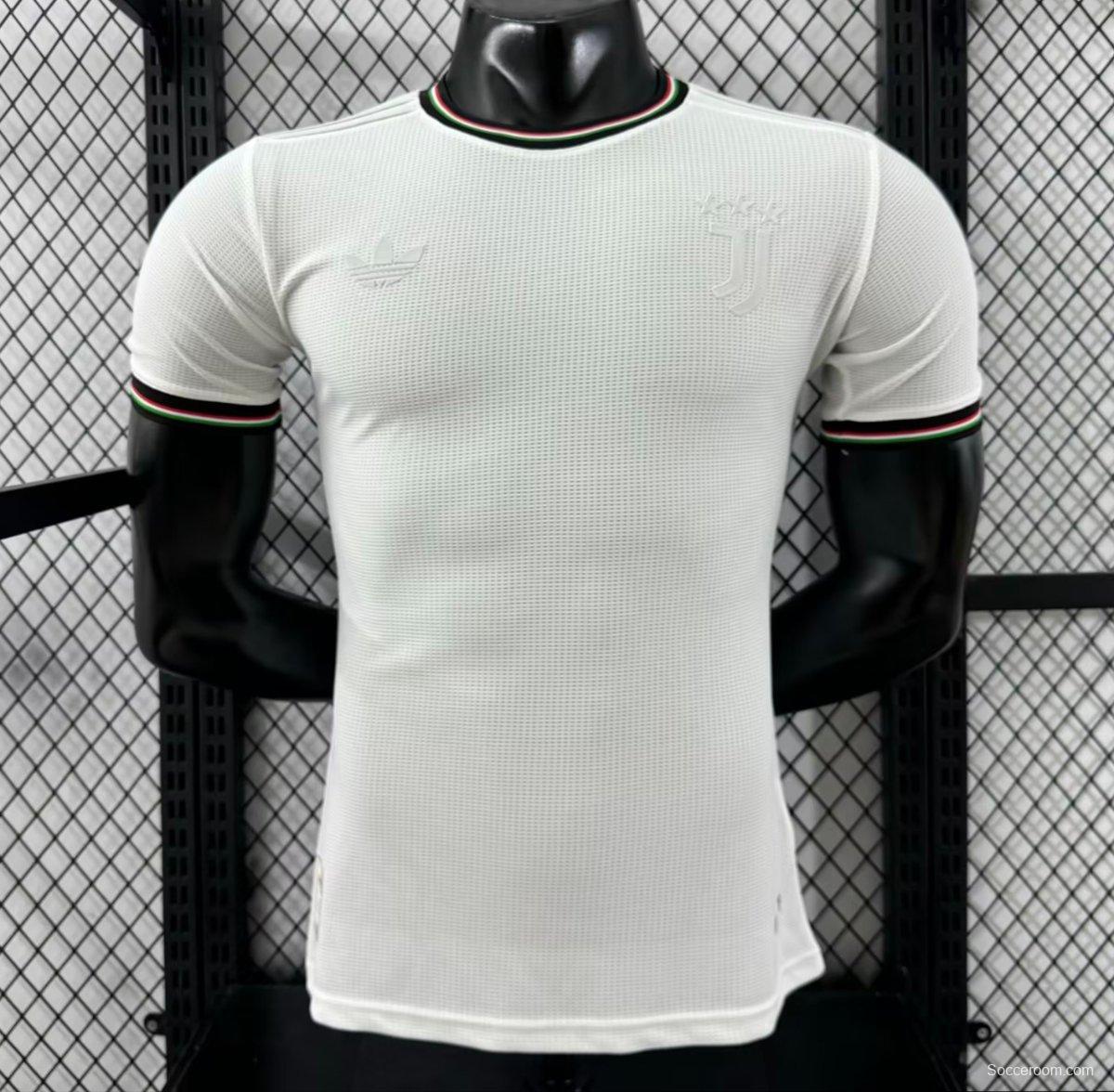 Player Version 25/26 Juventus WHITE Pre-Match Jersey