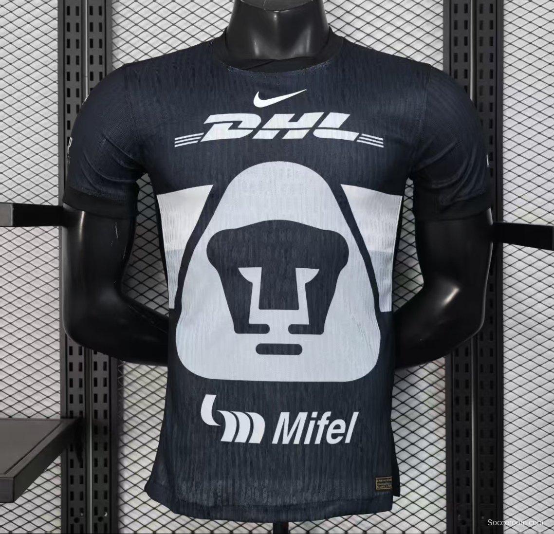 Player Version 25/26 Pumas UNAM Black Jersey