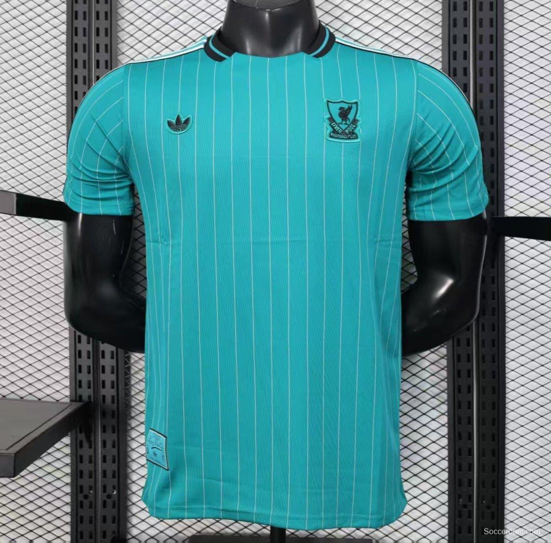 Player Version 25/26 Liverpool  Adidas Original Blue Jersey