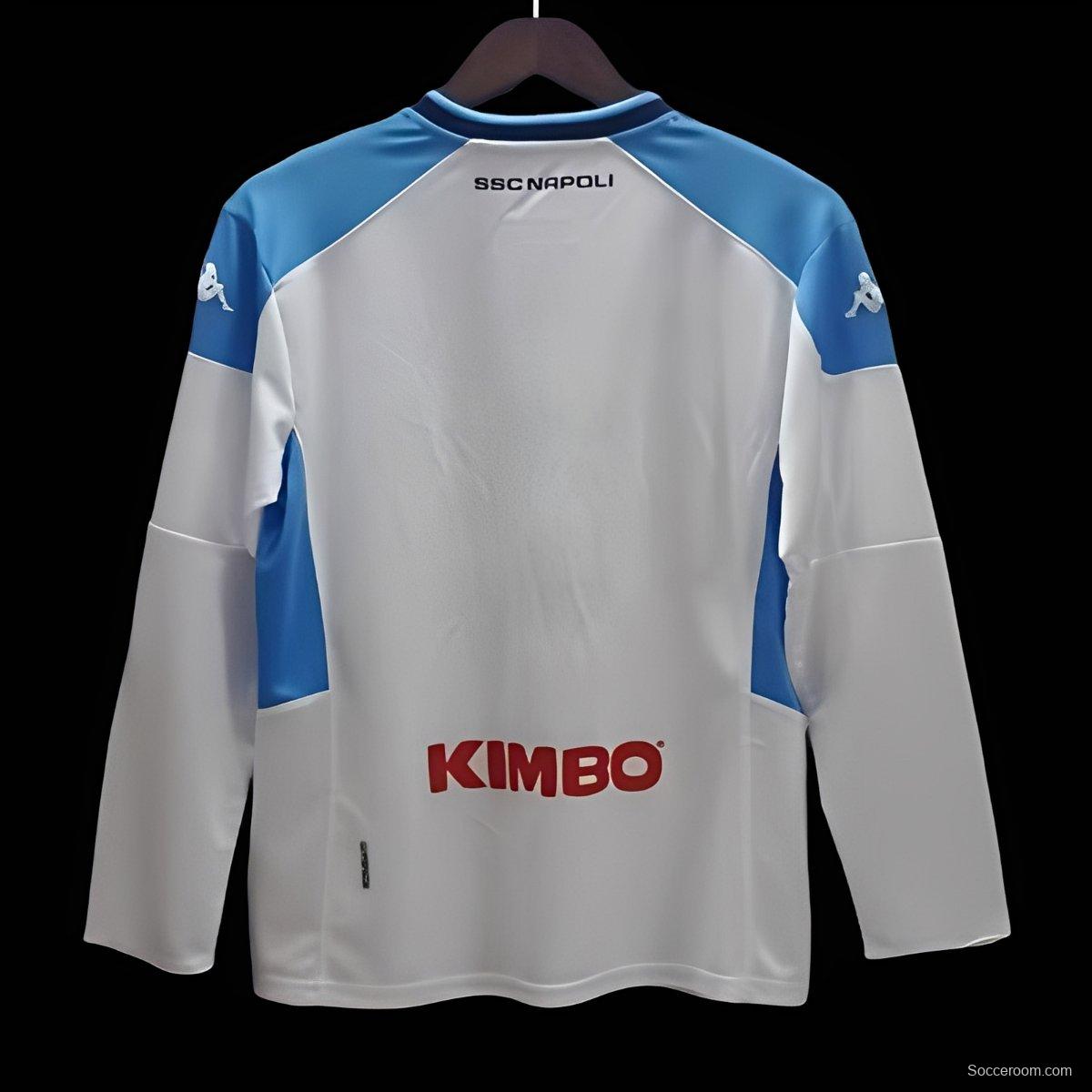 Retro 19/20 Napoli Away Long Sleeve Jersey