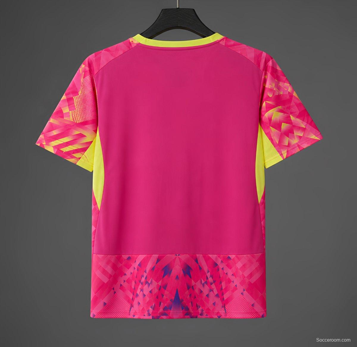 2026 Portugal Pink Goalkeeper Jersey