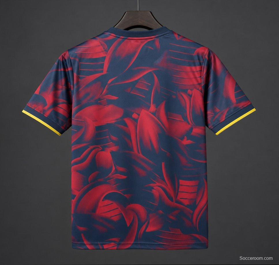 26/27 Barcelona Special Abstract Red & Blue "Barça" Script Jersey