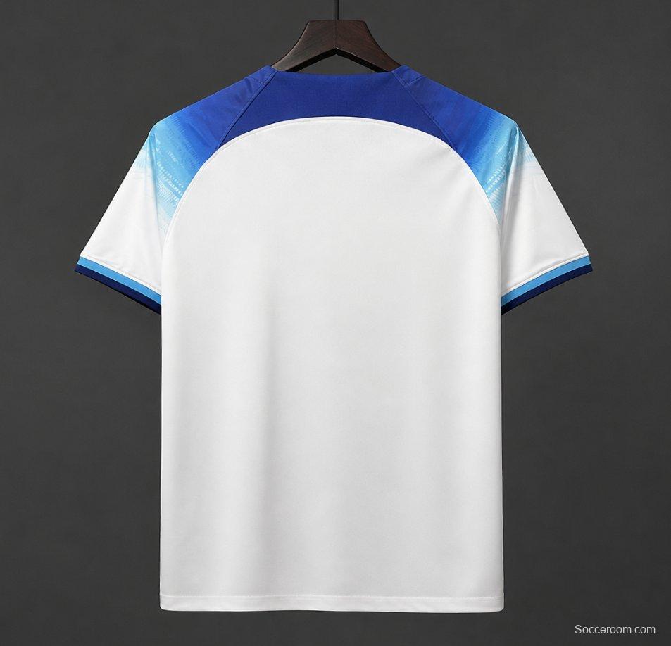 Retro 2022 England Home Soccer Jersey