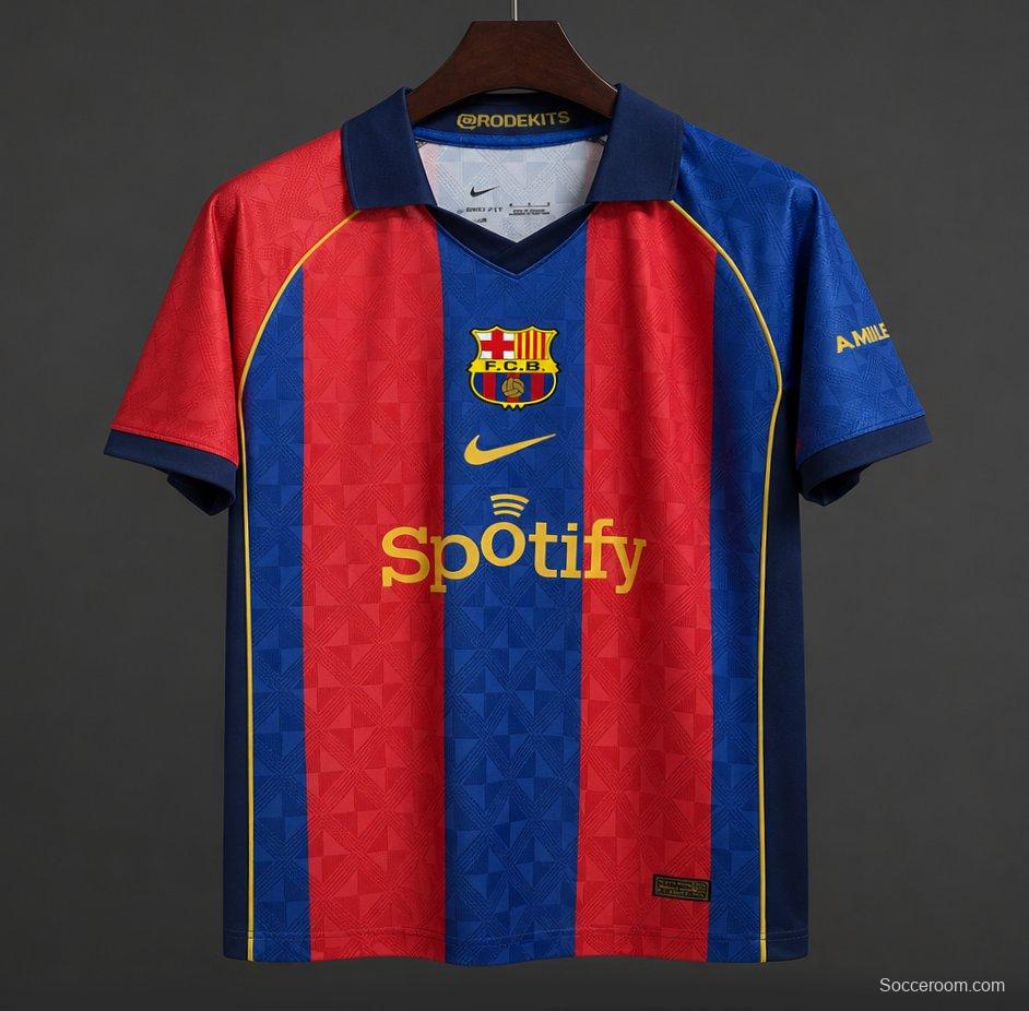 26/27 Barcelona Vintage-Inspired Home Football Jersey