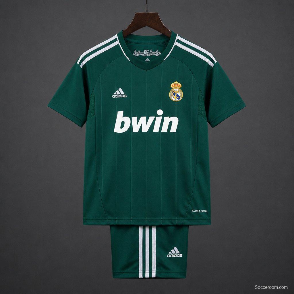 Retro Kids 12/13  Real Madrid Third Green Jersey