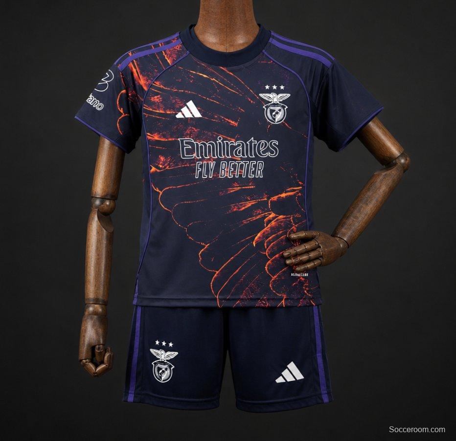 2025/26 Kids Benfica Fourth Kit