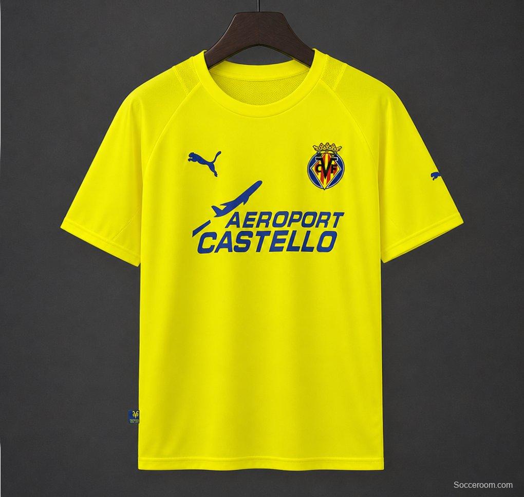 Retro 05/06 Villarreal CF Home Jersey