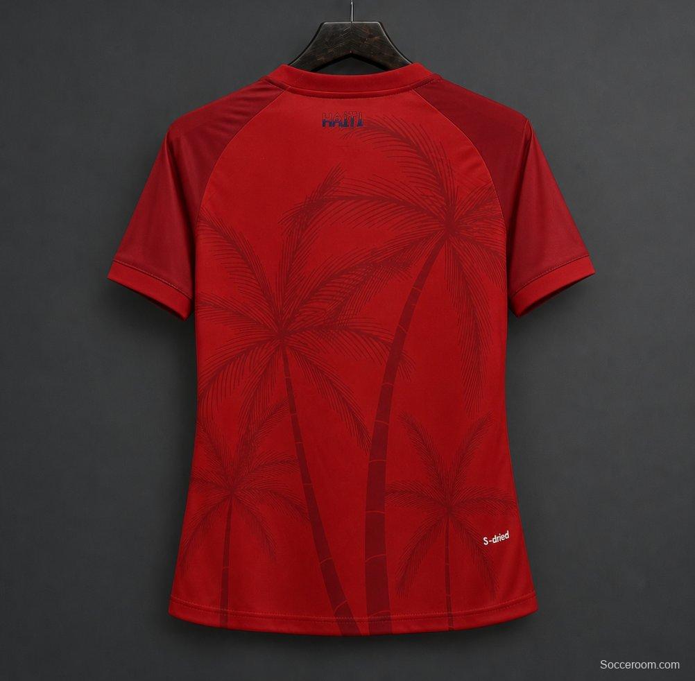 2026 Women Haiti Third Red Jersey